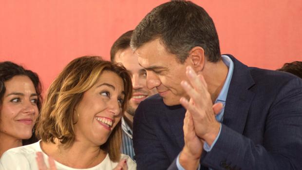 Susana Díaz y Pedro Sánchez