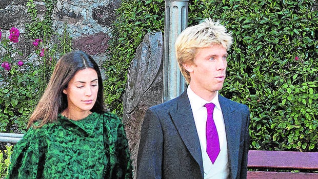 Los novios, el pasado septiembre, en una boda
