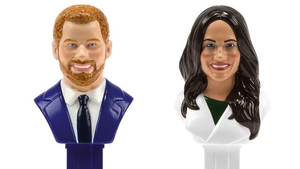 Dispensador de caramelos Meghan Markle y el Príncipe Harry