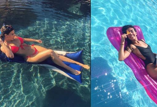Kim Kardashian y Georgina Rodríguez
