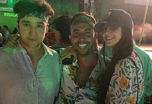 Felipe Marichalar, Luís Torremocha y Victoria Federica