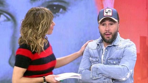 Kiko Rivera, durante su intervención en el espacio presentado por Emmma García