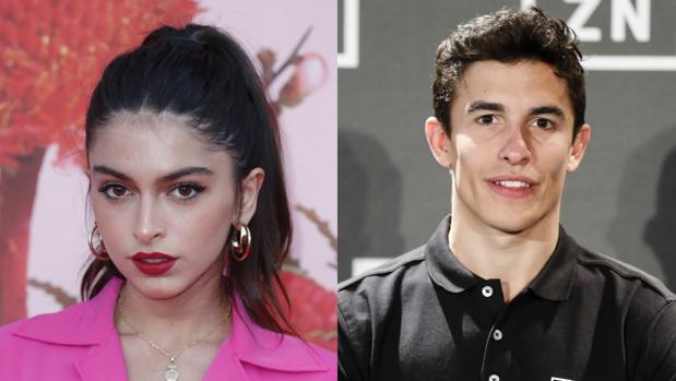 Lucía Rivera y Marc Márquez.