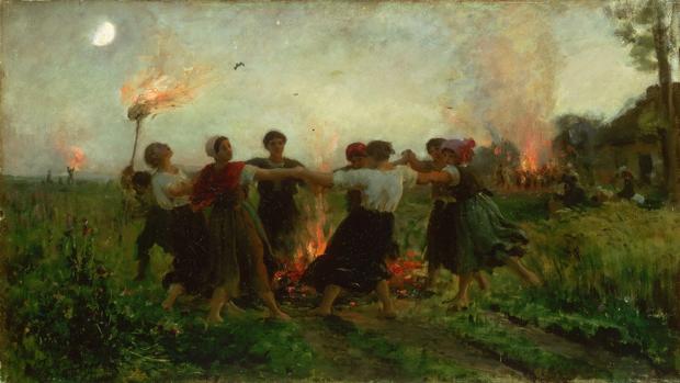 «La Fiesta de San Juan,» de Jules Breton