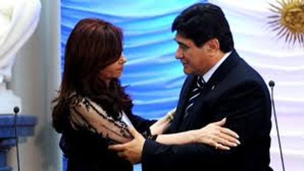 Cristina Fernández de Kirchner, con Carlos Zannini, en una imagen de archivo