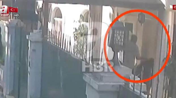 Imágenes difundidas por la televisión turca A-Haber