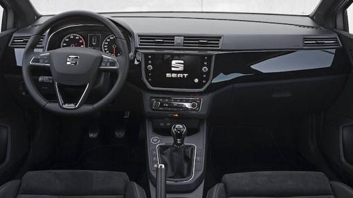 El nuevo salpicadero del Seat Ibiza está presidido por una gran pantalla de 8 pulgadas
