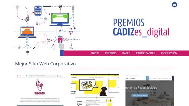 Algunas de las candidaturas a mejor web corporativa