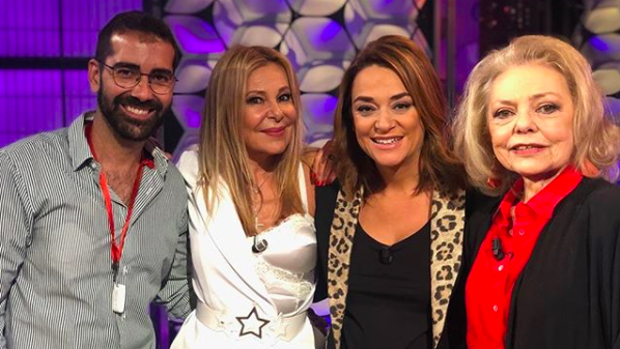 Toñi Moreno, junto a Ana Obregón, y Mayra Gómez Kemp.