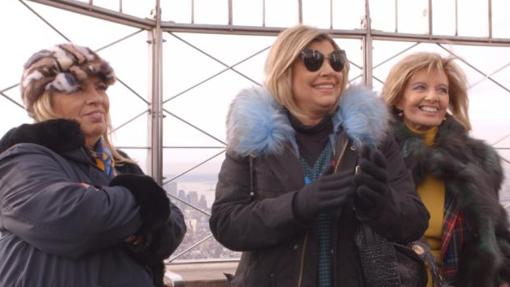 Terelu Campos, junto a su madre y hermana en «Las Campos»