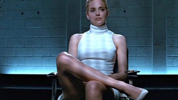 Sharon Stone en «Instinto básico», en 1992. Antes trabajó en un McDonald’s