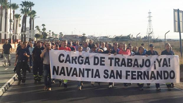 Los trabajadores cortaron la CA-33 el viernes en señal de protesta