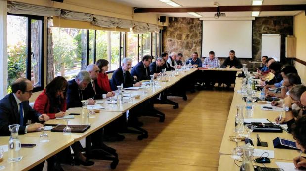 Reunión mantenida el pasado martes en Madrid entre Navantia y los sindicatos