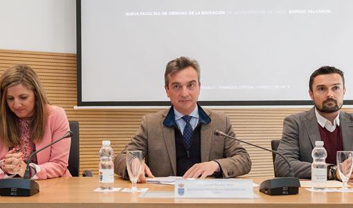 Irene García, Eduardo González Mazo y Martín Vila (de izqda a dcha).