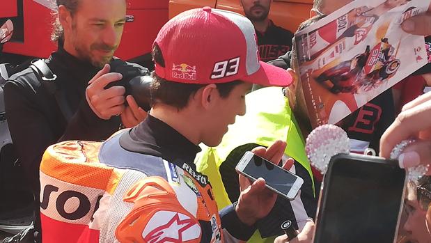 El piloto español hoy en el Circuito Ángel Nieto.