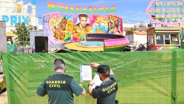La Guardia Civil ya investiga el incidente producido en la feria de San José de la Rinconada