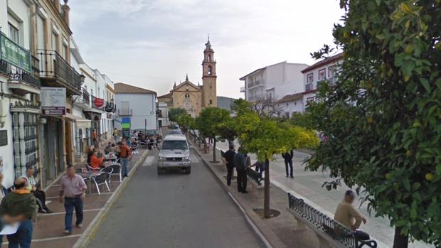 Plaza de Algodonales donde se encuentra el bar del implicado.