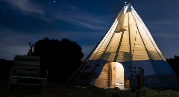 Tipi Indio en el alojamiento Wakana