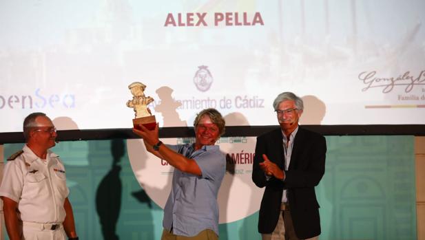 Álex Pella, galardonado en Cádiz