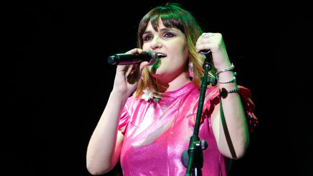 María Rozalén en uno de sus conciertos.