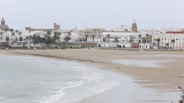Imagen de la playa de Rota.