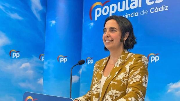 Carmen Sánchez, portavoz del PP en la provincia de Cádiz.