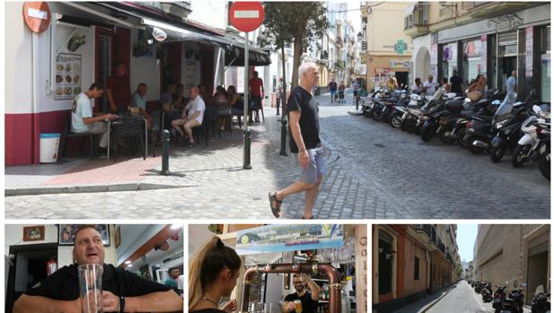 Amigos , bares y negocios que frecuentaba Manolo Santander en el barrio de La Viña.