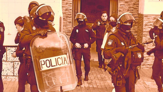 Operación antidroga de la Policía Nacional en el Campo de Gibraltar.