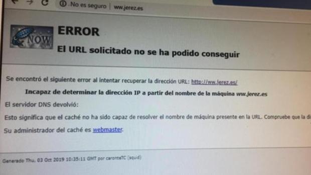 Imagen que ofrece la web oficial del Ayuntamiento de Jerez