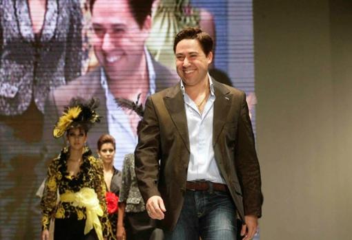 Miguel Reyes en un desfile