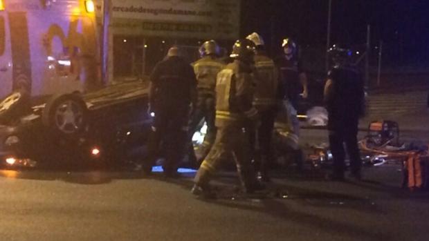 Imagen de un accidente en Sevilla