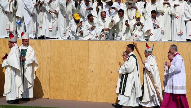 El Papa llega al parque O’Higgins