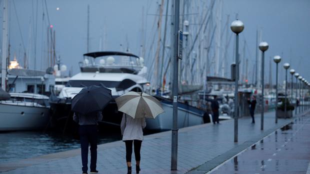 El paseo marítimo de Palma de Mallorca, el pasado jueves