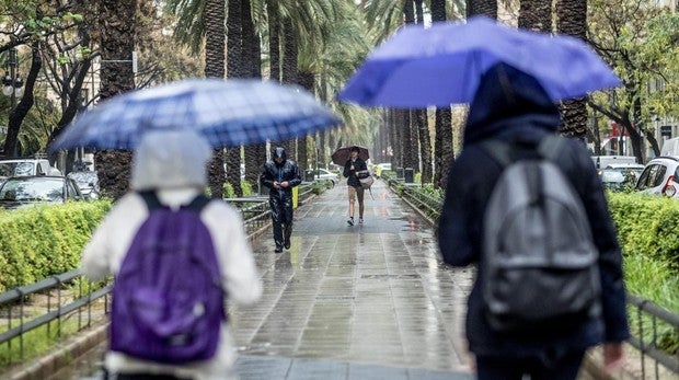 Lluvias en Valencia