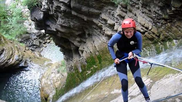 Barranco Furco, uno de los doscientos cañones de la Sierra de Guara en Huesca